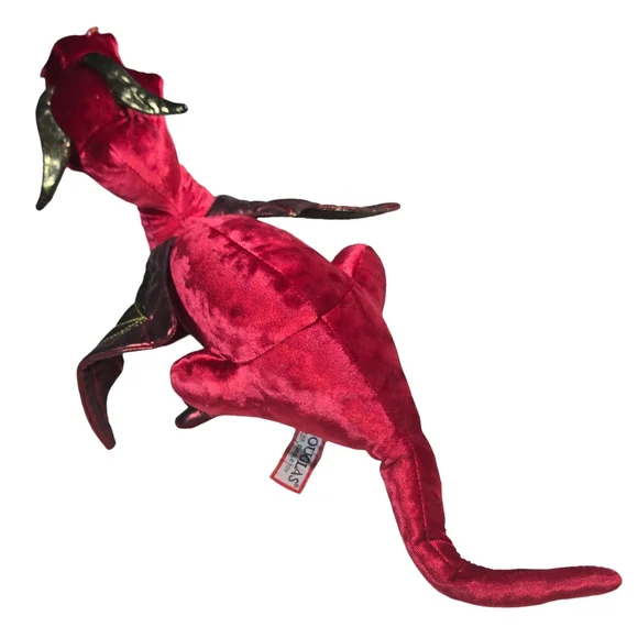 Douglas Red and Gold Dragon Plushie - Picture 5 of 10